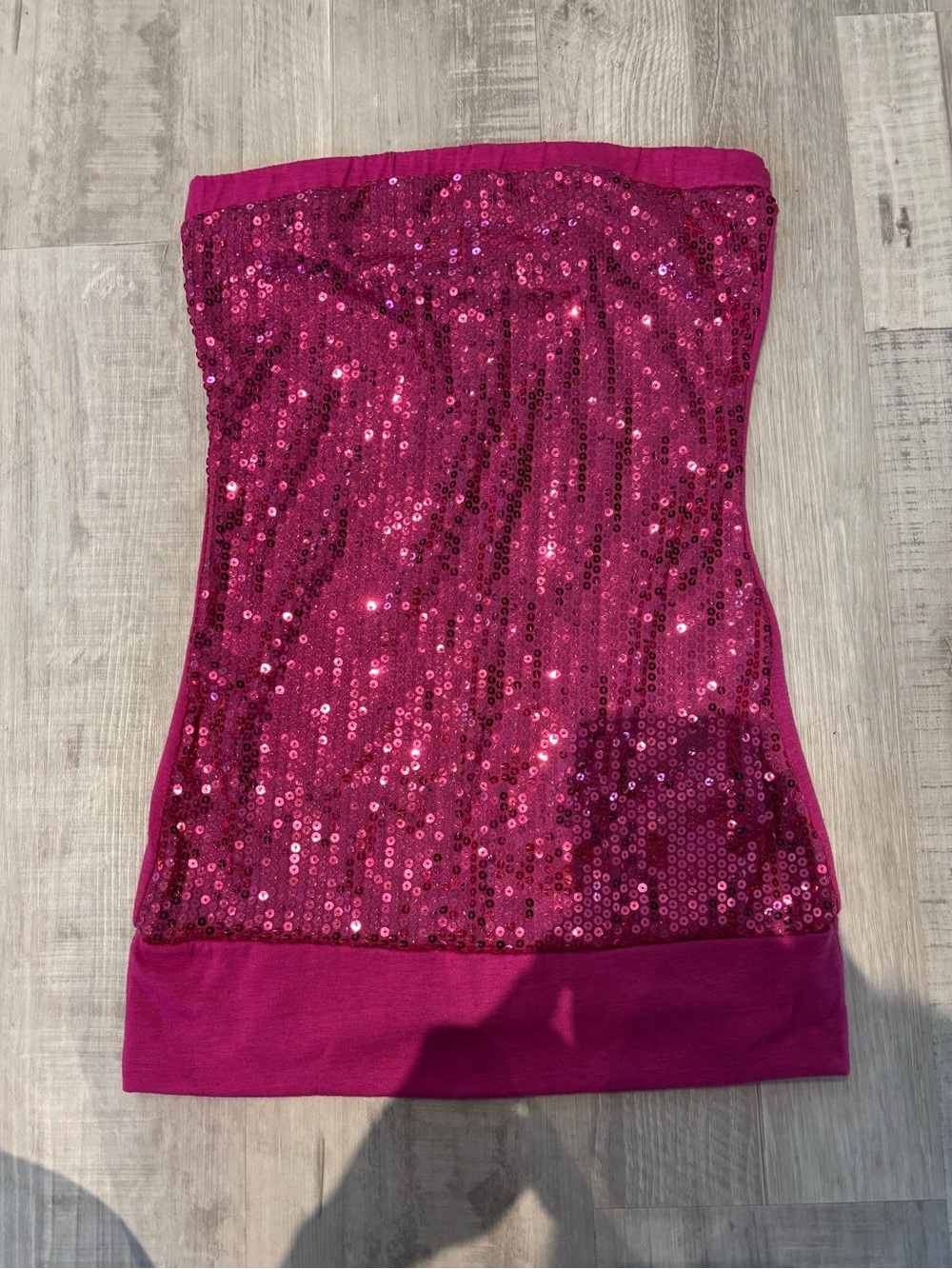 Rue21 Fuchsia Sequin Women's Tube Top